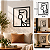 Conjunto de Quadros Decorativos Rosto Geométrico Egípcio - Imagem 3