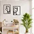 Conjunto de Quadros Decorativos Rosto Geométrico Egípcio - Imagem 1