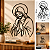 Moldura Decorativa Jesus em Aço - Imagem 1