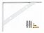 Kit 6 Mão Francesa Suporte Prateleira 25cm + Kit Parafuso - Imagem 1