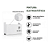 SUPORTE ORGANIZADOR DE PAREDE PARA ROTEADOR WI-FI EM AÇO BRANCO - Imagem 4