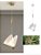 Pendente Luminaria Borboleta Cristal Maior 22x22cm Banheiros e Cabeceiras wfl - Imagem 5