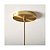 Pendente Vertical Dourado 30cm Globo Vidro Suspenso Transparente fios ars-45 - Imagem 2