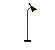 Coluna Luminaria Piso Spot Line SQUARE 646/1 Conica Moderna 158X22cm E 27  Alumínio - Imagem 1