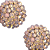 Brinco Redondo Rosa Opal BF563 - Imagem 2