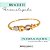 Bracelete Dourado Letras Personalizadas + Pingentes- PS281DR - Imagem 1