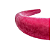 Tiara Média Simples de Veludo Rosa - T409 - Imagem 3