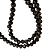 Choker Cristais Preto Feminina Gargantilha - CL181 - Imagem 3