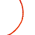 Choker Cristais Laranja Feminina Gargantilha CL209 - Imagem 3
