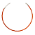 Choker Cristais Laranja Feminina Gargantilha CL209 - Imagem 1