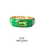 Bracelete Resinado Cristal Quadrado Verde- PS368VERDE - Imagem 1