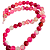 Colar Bolas Ágata Rosa - Pedra Natural CL405 - Imagem 3