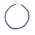 Colar Bola Pedra Natural Jade Roxa - CL478 - Imagem 1