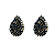Brinco Gota Pequena  Hematite BF1117 - Imagem 1