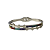 Bracelete de Aço Prata com Pedras Coloridas 711P - Imagem 1