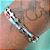 Bracelete de Aço Prata com Pedras Coloridas - Imagem 2