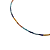 Choker de Zircônias Coloridas, Tons de Azul, Roxo, Rosê e Amarelo CL661 - Imagem 3
