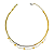 Colar Duplo de Aço Dourado com Bolinhas e Van Cleef CL656 - Imagem 2