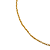 Colar Chapa de Pedra Ágata Azul com Dourado - Imagem 2