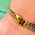 Pulseira de Imã com Correntes Dourada, Prata e Ônix - Imagem 3