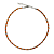 Choker de Cristais Caramelo, Laranja e Lilás CL719 - Imagem 1
