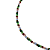 Colar de Cristais Coloridos com Pingentes de Strass CL726 - Imagem 3