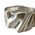 Bracelete Orgânico Fosco Prata 769P - Imagem 2