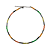 Choker de Cristais Candy com Hematita Prata CL755 - Imagem 1