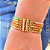 Pulseira de Imã com Cristais Candy e Hematita Dourada 777P - Imagem 2
