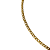 Colar de Aço Dourado com Pingentes de Cristal Preto CL759 - Imagem 2