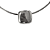 Choker de Aço Prata com Pingente Quadrado CL762 - Imagem 3