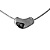 Choker de Aço Prata com Pingente Orgânico CL764 - Imagem 3