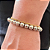 Pulseira de Bolas Pratas com Corrente Dourada 787P - Imagem 1