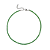 Choker Gargantilha de Cristais Verde Menta - Imagem 1