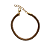 Pulseira de Tubo de Strass Dourado 790P - Imagem 1
