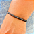 Pulseira de Tubo de Strass Hematite 789P - Imagem 1