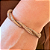 Pulseira de Tubo de Strass Entrelaçada Dourado 792P - Imagem 1