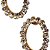 Brinco Pequeno Oval com Strass Branco - Imagem 1