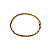 Bracelete de Aço Dourado Rendado com Zircônias - Imagem 4