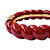 Bracelete de Acrílico Torcido Marsala 809P - Imagem 2