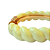 Bracelete de Acrílico Torcido Marfim 810P - Imagem 2