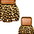 Brinco Médio Dourado com Pedra Rosê Feminino Elegante BG2111 - Imagem 3