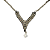Colar Prata com Pingente de Strass Branco - Imagem 1
