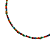 Choker Gargantilha de Cristais Coloridos e Hematita Dourada - Imagem 3