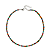 Choker Gargantilha de Cristais Coloridos e Hematita Dourada - Imagem 1