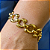 Pulseira de Aço Dourado Elos 815P - Imagem 3