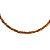 Choker Gargantilha de Cristais Caramelo Brilhante - Imagem 1