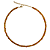 Choker de Cristais Caramelo Brilhante CL822 - Imagem 1
