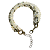 Pulseira prata 5 voltas cristais cinza, white opal e furtacor 850P - Imagem 1