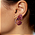 Brinco Grande de Borboleta com Strass Rosa Claro, Rubi, Roxo e Rosa opal BG2177 - Imagem 2